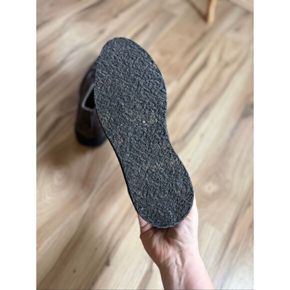 AllSaints Mens Brown Leon Suede Leather Lace Up Woven Chukka Boots Size 42 - Picture 9 of 14